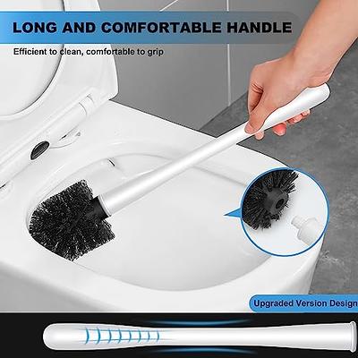 Klickpick Home Plastic Toilet Bowl Brush Cleaner and Plunger Combo