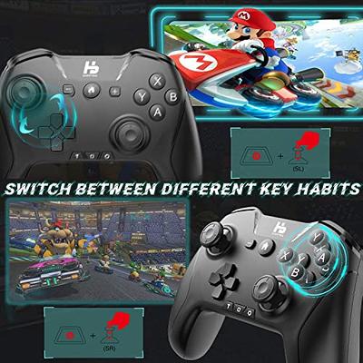 Switch Controller, Wireless Pro Controller for Switch/Switch Lite/Switch  OLED, Switch Remote Gamepad with Joystick, Adjustable Turbo Vibration