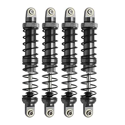 GDOOL 4 PCS Aluminum Alloy Shock Absorber Assembled Metal Oil Filled Shocks  9125 Upgrade Parts 25-ZJ03 LG-ZJ03 920-ZJ03 for 1:10 9125 9155 9156 RC