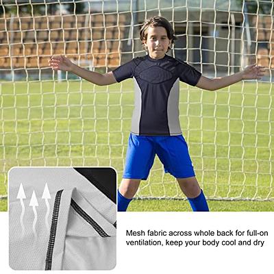 Youth Baseball Chest Protective Shirt Kids Padded Compression