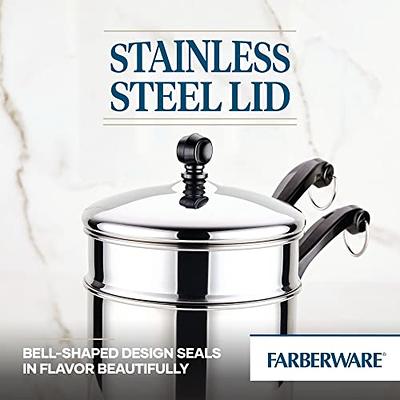 Farberware Classic Stainless Steel 6-Quart Stockpot with Lid