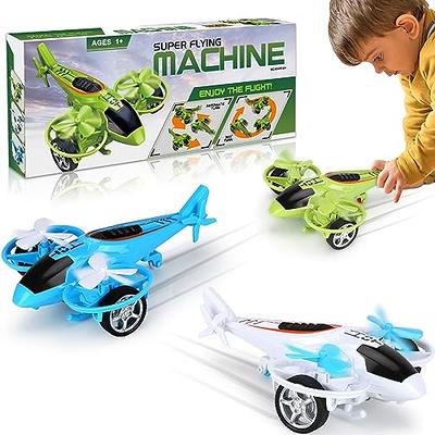 BooTaa 4 Pack Airplane/Flying Toys, 17.5 Large Throwing Foam  Plane/Gliders, 2 Flight Mode, Birthday Gifts for Girls Kids 3 4 5 6 7 8 9  10 11 12 Year Old Boys,Outdoor Sport Game Toys Online in Kuwait City ,  Kuwait