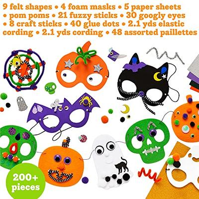 Ghost Foam & Felt Stickers - Halloween Decorations Arts & Crafts