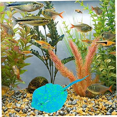 Hohopeti Luminous Artificial Fish Tank Decorations Mini Decor Glow