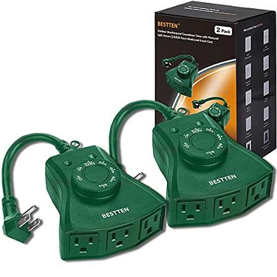 Stanley Outdoor Remote Control Twin 15a Grounded Outlet 80 Ft