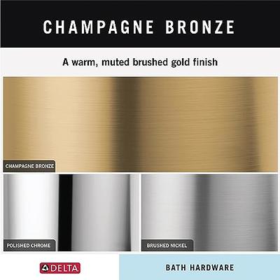DELTA FAUCET 77736-CZ Vero Wall Mounted Double Towel Hook in Champagne  Bronze - Yahoo Shopping