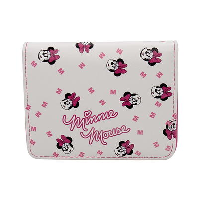 Ctm Kid's Minnie Mouse Bifold Wallet With Hook And Loop Closure