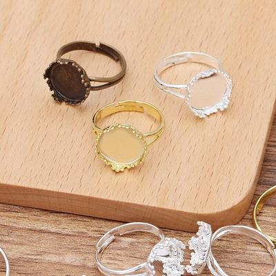 Bracelet Bangle Base Blank Tray Bezels Fit Round Cabochon Jewelry Making  Finding