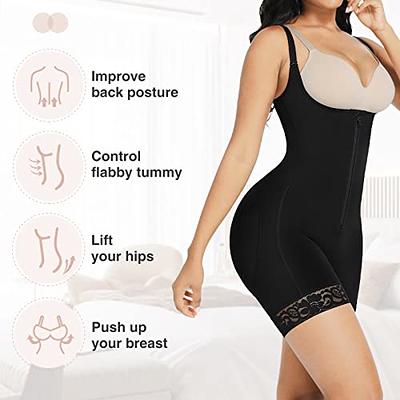 SHAPERIN Women Bodysuit Shapewear Tummy Control Compression Garments for Women  Black M - Yahoo Shopping