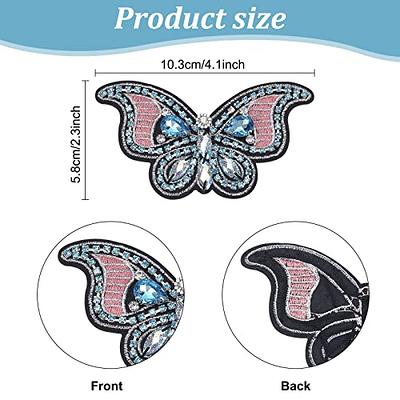 Multicolor Butterfly Iron On Embroidered Patches On Kids Clothes DIY Patch  Applique Stickers On Jeans Badges