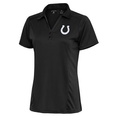 Women's Antigua Charcoal Detroit Lions Compass Polo