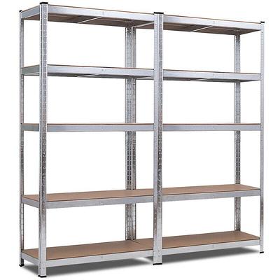 27.6undefined11.8undefined59 Inch Rectangle Metal Assembly 5-Shelf Storage  Rack Silver - On Sale - Bed Bath & Beyond - 38006097