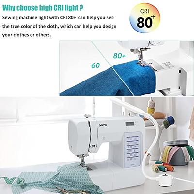 Amazing Power Sewing Machine Light LED Flexible Gooseneck Work Lamp with Magnetic Mount Base for Workbench Lathe Drill Press