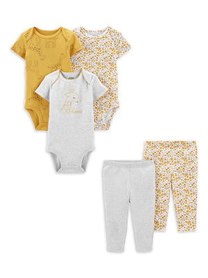 Carter's Child of Mine Baby Girl Outfit Set, 3-Piece, Sizes 0-24 Months 