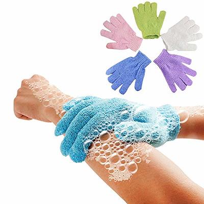 Exfoliating Shower Gloves, 5PCS Shower Scrubber for Body Shower