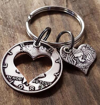 Anniversary Heart Keychain