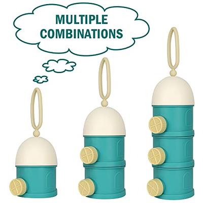 Accmor Baby Formula Dispenser On The Go, 3 Layers Stackable Non-Spill Snack Storage  Milk Powder Formula Container for Travel, BPA Free, Green, 2 Pack - Yahoo  Shopping