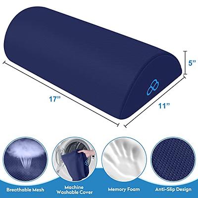  CloudBliss Foot Rest for Under Desk at Work,Office Desk  Accessories with Memory Foam and Washable Removable Cover, Foot Stool for  Office, Car, Home to Foot Support and Relax Ankles, Black 