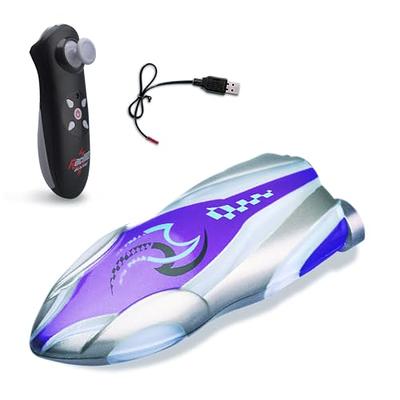  Zyerch RC Boat - Remote Control Boat with LED Light for Pools  and Lakes, 2.4Ghz Self-Righting RC Boats for Adults and Kids with 2  Rechargeable Battery, Low Battery Alarm, 25 km/h