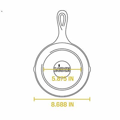 Lodge 8 Inch Cast Iron Pre-Seasoned Skillet – Signature Teardrop