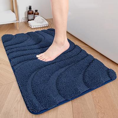 DEXI Bath Mat Bathroom Rug Non Slip Absorbent and Soft Floor Mats Washable  Chenille for Bathtub Toilet Shower Room Entryway,16x24White - Yahoo  Shopping