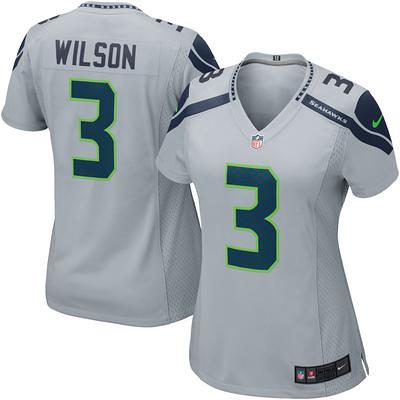 Nike Russell Wilson Seattle Seahawks Women's White Player Name & Number Sleeveless Top