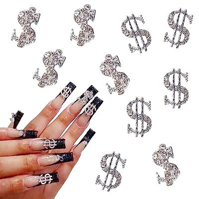 10PCS Dollar Nail Charms