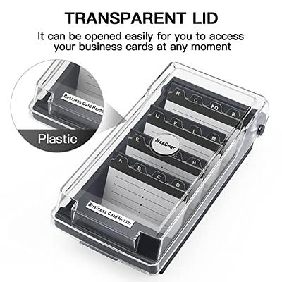 MaxGear Business Card Holder 2.2 x 3.5 inches Index Cards