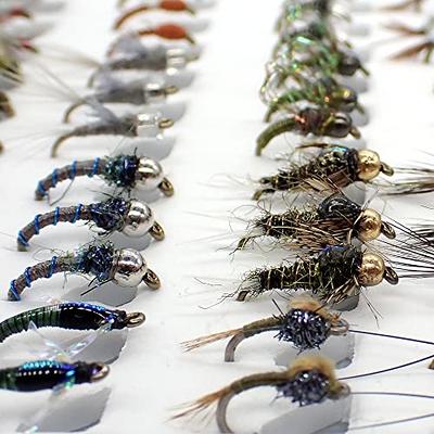 DiscountFlies Terrestrial Dry Fly Fishing Flies – Fishing Kit w/Fly Box &  12 Dry Flies for Trout Fishing – Realistic and Effective Fly Fishing Gear – Trout  Flies for Fly Fishing on