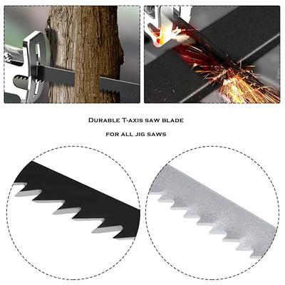 10PCS Jigsaw Blade Set for Wood & Metal T-Shaft Saw Blades for All Jigsaws  Compatible with Bosch Compatible with Makita Compatible with Black & Decker  - Yahoo Shopping
