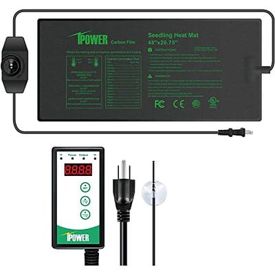 VIVOSUN 20 in. x 20.75 in. Seedling Heat Mat and Digital Thermostat Combo  Set X002EB7JH1 - The Home Depot