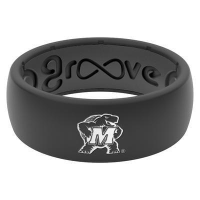 Groove Life NFL Baltimore Ravens Black Thin Ring, Size 7