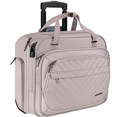 Ytonet Rolling Laptop Bag Women, 17.3 Inch Rolling Briefcase for Women,  Waterproof Rolling Computer Bag Laptop Bag with Wheels for Work Travel  College Business Overnight Wife Mom Teacher, Light Purple - Yahoo Shopping