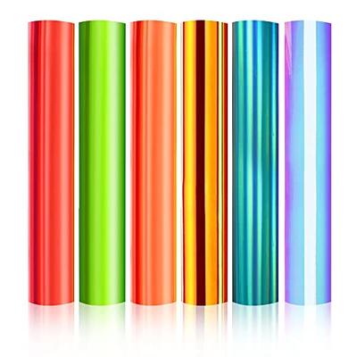 TECKWRAP Color Changing Vinyl Permanent Adhesive Vinyl 10 Colors/Pack Cold  Permanent Vinyl Sheets - 12 x 12 Vinyl Sheets Cold Sensitive for Stickers