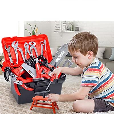 Kids' Construction Toy Tool Set with Toolbox (5 pc)