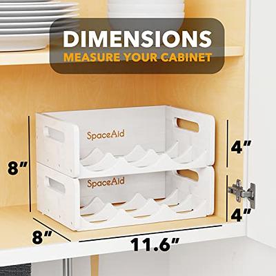 Best SpaceAid Bamboo Storage Bag Organizer for Kitchen Drawer, 4 Pack, White