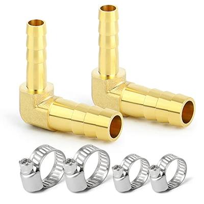 2/6/12 Pack Hose Barb Fitting, 1/8, 3/16, 1/4, 5/16, 3/8, 1/2, 5/8,  3/4, 7/8, 1 Barb Brass Barb Splicer Mender, for Water Air Gas(2 Pack  7/8 Barb) - Yahoo Shopping