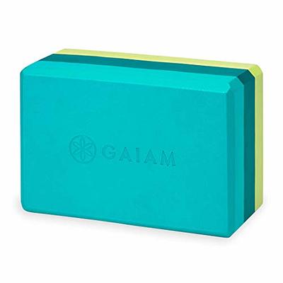 Gaiam Yoga Block - Supportive Latex-Free Eva Foam - Soft Non-Slip Surface  with Beveled Edges for Yoga, Pilates, Meditation - Yoga Accessories for  Stability, Balance, Deepen Stretches (Cool Mint) - Yahoo Shopping