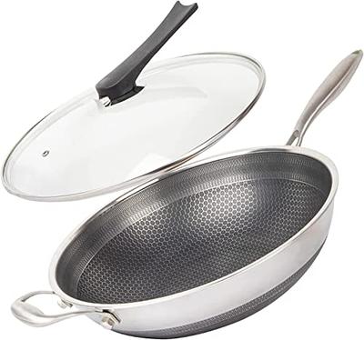 HexClad Hybrid 13 Piece Stainless Steel Cookware Set - 6 Piece Frying Pan  Set, 6 Piece Pot Set and 12 Inch Griddle Skillet, Stay Cool Handles,  Induction Ready - Yahoo Shopping