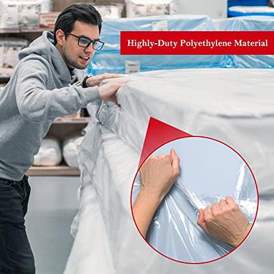 Mattress Vacuum Bag, Sealable Bag for Memory Foam or Inner Spring  Mattresses, Compression and Storage for Moving and Returns, Leakproof Valve  and