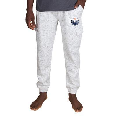 Concepts Sport Men's Seattle Seahawks Alley White/Charcoal Sweatpants