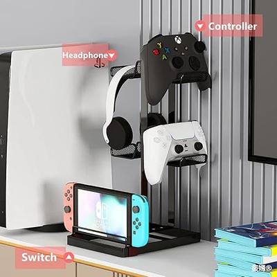  OIVO Controller Organizer for Desk, Display Controller Stand  for PS5/ PS4/ Xbox Series/One X/S/Nintendo Switch Controller & Headset  Stand, Controller Desk Mount & Storage for 4 Packs Game Controller : Video