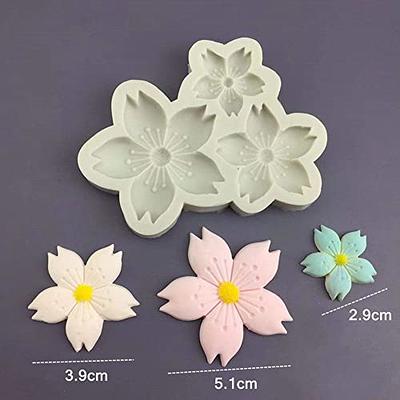 2PCS Peony Flower Silicone Soap Molds 3D Resin Candle Molds Flower Fondant  Silicone Mold for Handmade Cake Decoration Cupcake Jelly Candy Chocolate