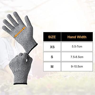 Cut Resistant Gloves,Knife Cut Proof Gloves Cut Proof Resistant Gloves  Level 5 Protection Hand Protection Food Grade Whittling Knife Mandolin