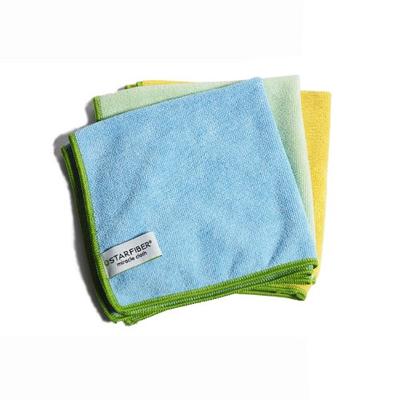 Microfiber Glass & Polishing Cloths - Assorted Colors - 4 Pack