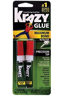 Elmer's Instant Krazy Glue All-Purpose Single Use Tube 2pk