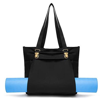 Bag Yoga Pilates Mat Bag Gym Bag Basic Canvas Tote With Yoga Mat Holder