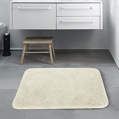  DEXDE Bathroom Rugs Runner 24x60 Long Bathroom Rug Non Slip  Soft Washable Large Bath Mats for Bathroom Bedroom Hallway Kitchen Floor  Carpet Modern Boho Decor, White : Home & Kitchen