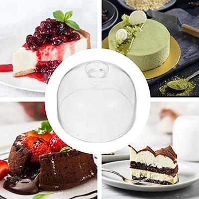 Stainless Steel Cloche Food Cover Dome Serving Plate Dish Dining Dinner  Platter