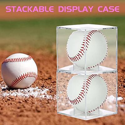 1 pc Transparent Acrylic Baseball Box Plexiglass Square